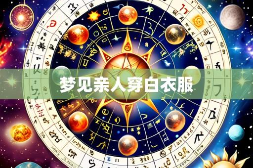 梦见亲人穿白衣服