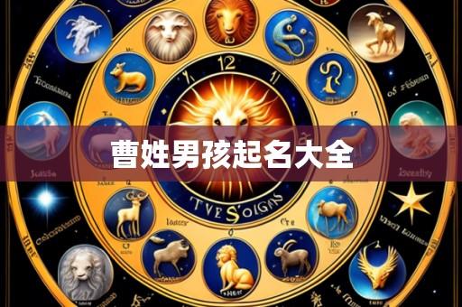 曹姓男孩起名大全
