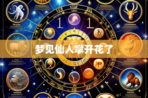 梦见仙人掌开花了