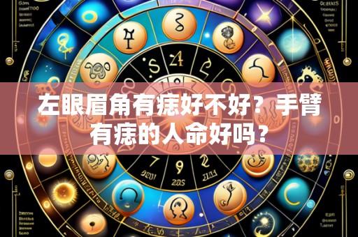 左眼眉角有痣好不好？手臂有痣的人命好吗？