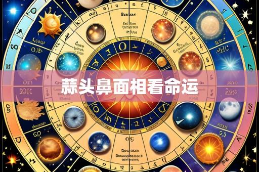 蒜头鼻面相看命运