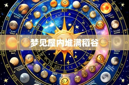 梦见屋内堆满稻谷