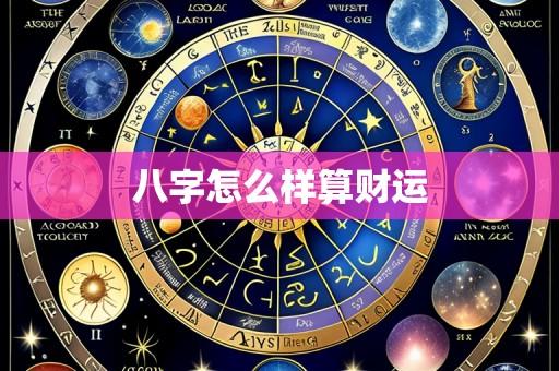 八字怎么样算财运