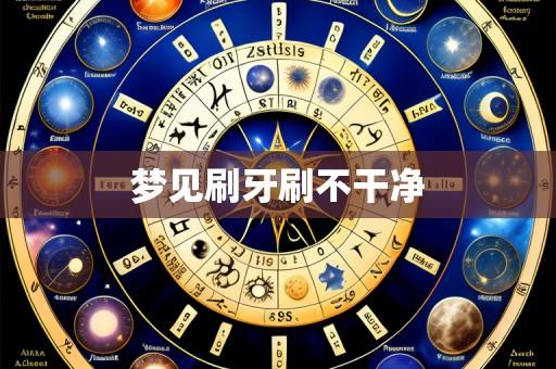 梦见刷牙刷不干净