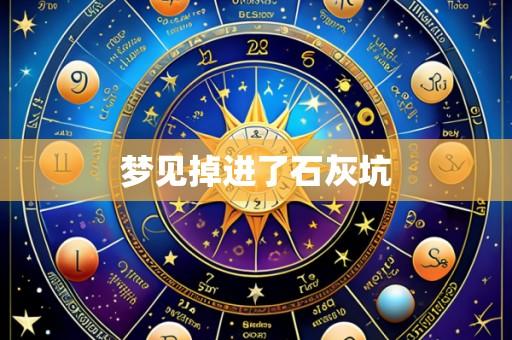 梦见掉进了石灰坑