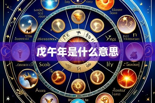 戊午年是什么意思