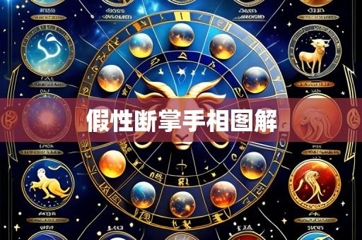 假性断掌手相图解