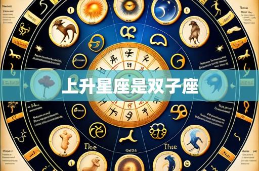 上升星座是双子座