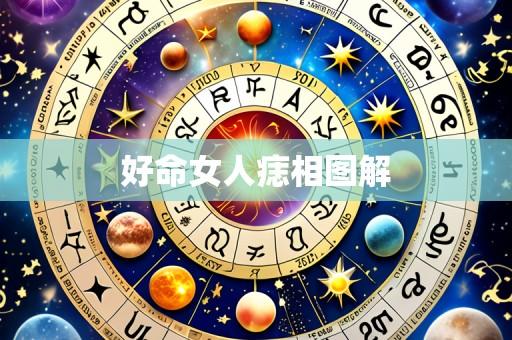 好命女人痣相图解