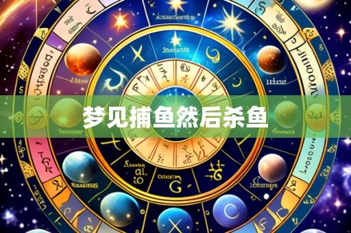 梦见捕鱼然后杀鱼