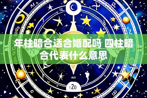 年柱暗合适合婚配吗 四柱暗合代表什么意思