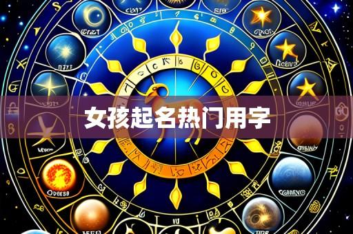 女孩起名热门用字