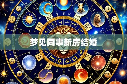 梦见同事新房结婚