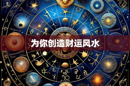 为你创造财运风水