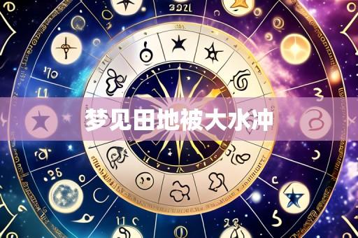 梦见田地被大水冲