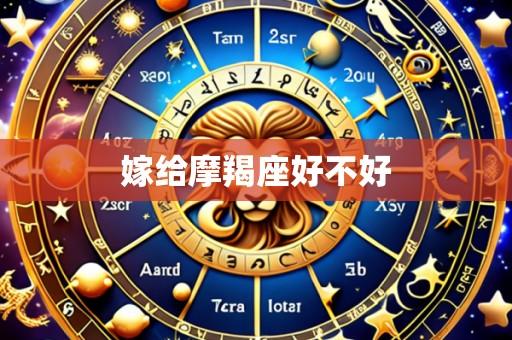 嫁给摩羯座好不好