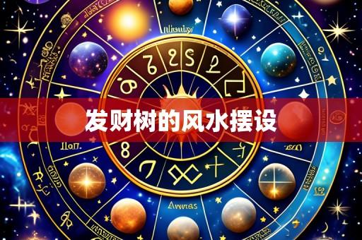 发财树的风水摆设
