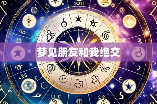 梦见朋友和我绝交