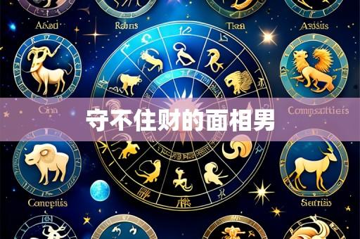 守不住财的面相男