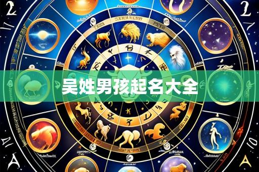 吴姓男孩起名大全
