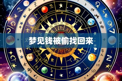 梦见钱被偷找回来