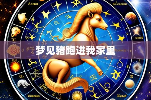 梦见猪跑进我家里