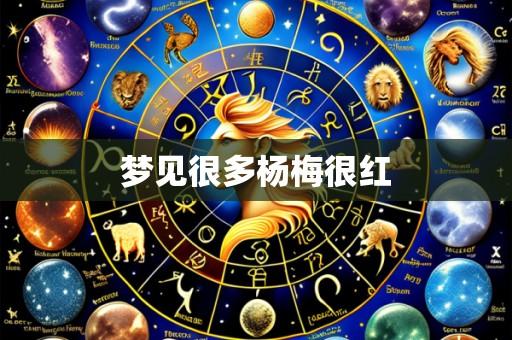 梦见很多杨梅很红
