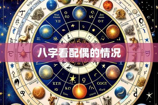 八字看配偶的情况