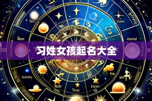 习姓女孩起名大全