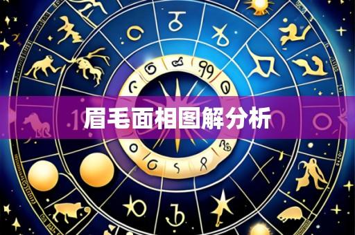 眉毛面相图解分析