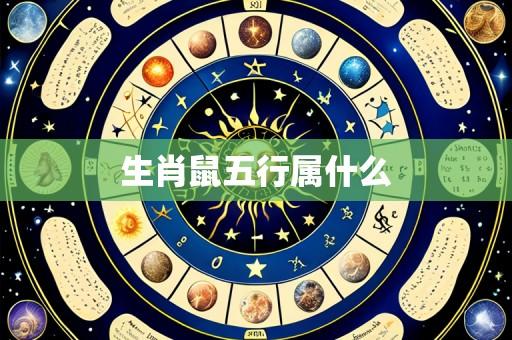 生肖鼠五行属什么