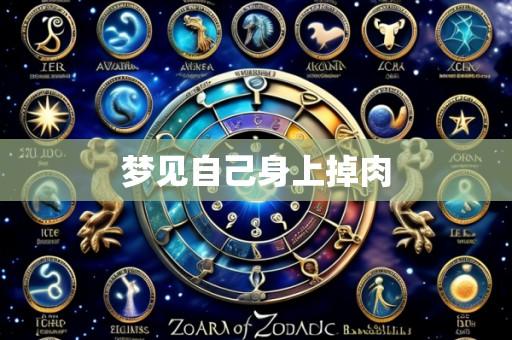 梦见自己身上掉肉