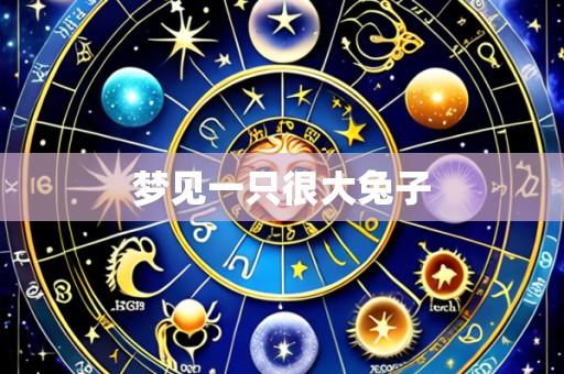 梦见一只很大兔子