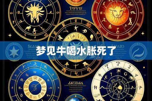 梦见牛喝水胀死了