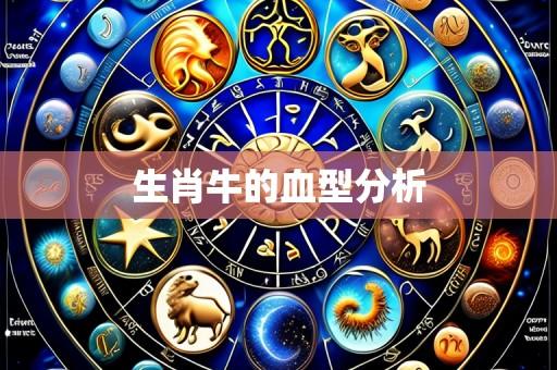 生肖牛的血型分析