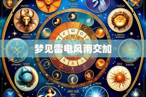 梦见雷电风雨交加