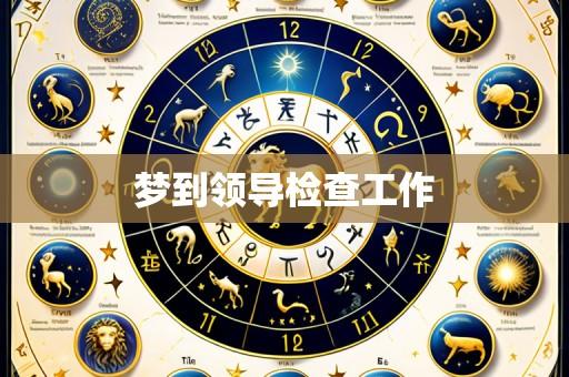 梦到领导检查工作