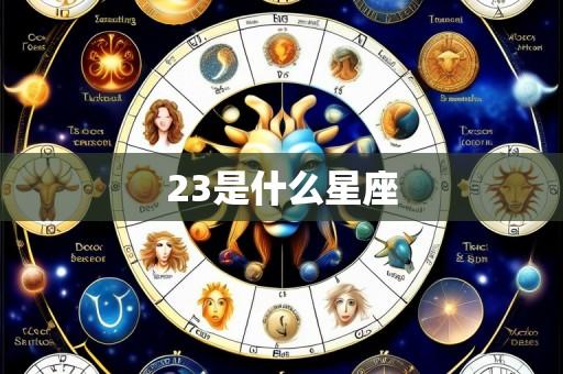 23是什么星座