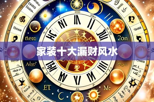 家装十大漏财风水