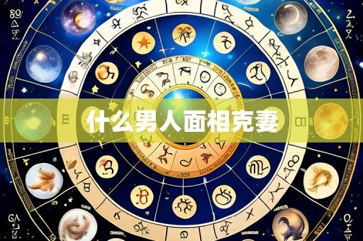 什么男人面相克妻