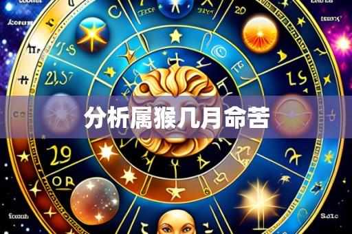 分析属猴几月命苦