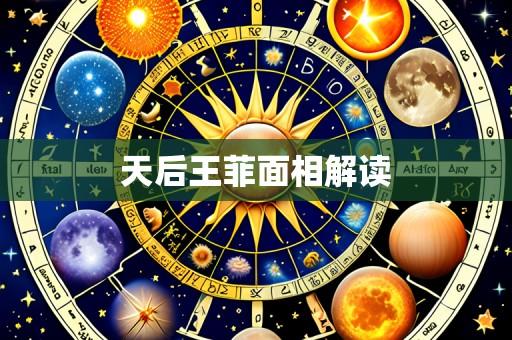 天后王菲面相解读