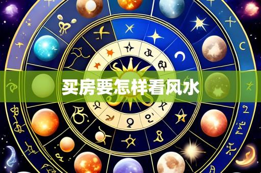 买房要怎样看风水