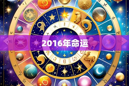 2016年命运