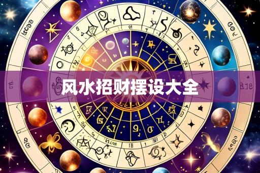 风水招财摆设大全