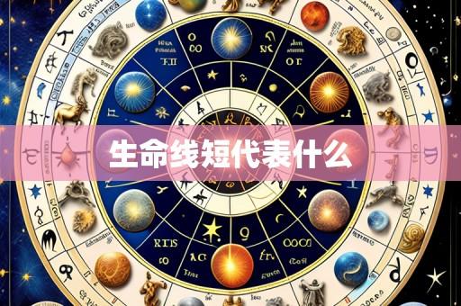 生命线短代表什么