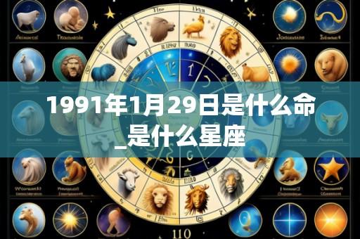 1991年1月29日是什么命_是什么星座