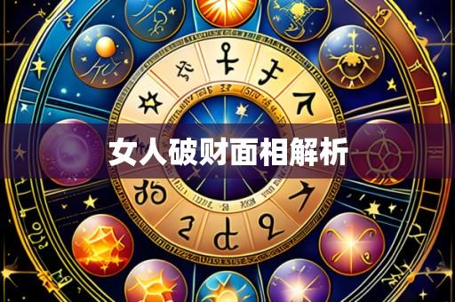 女人破财面相解析