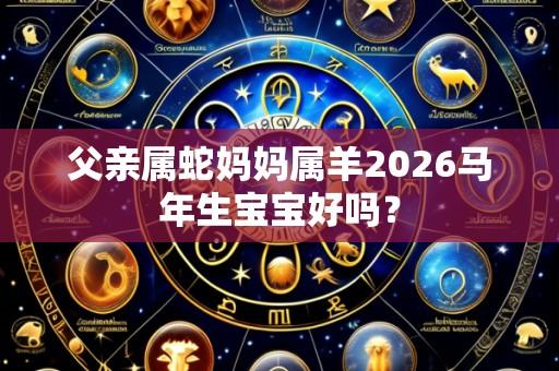 父亲属蛇妈妈属羊2026马年生宝宝好吗？