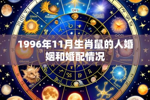 1996年11月生肖鼠的人婚姻和婚配情况